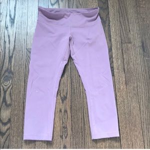 Mauve Lululemon Crops